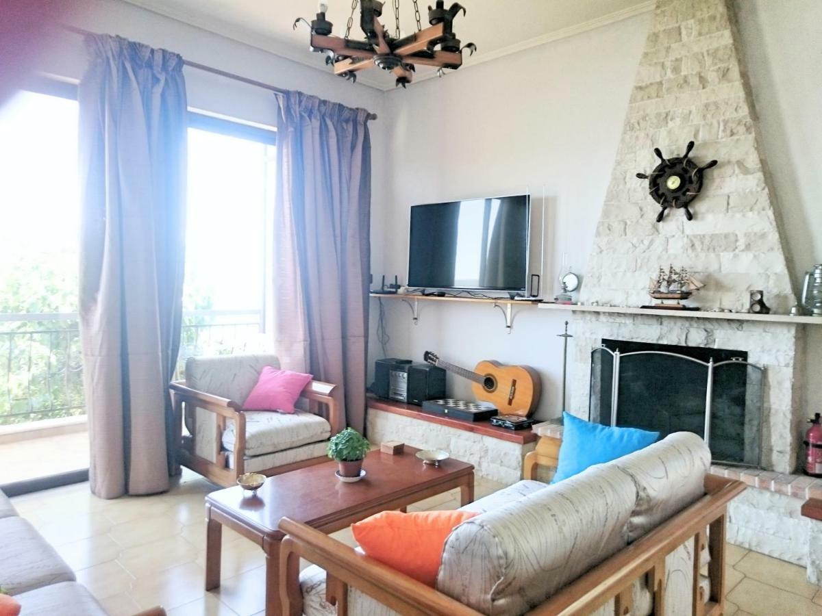 Marmari View Villa Bagian luar foto