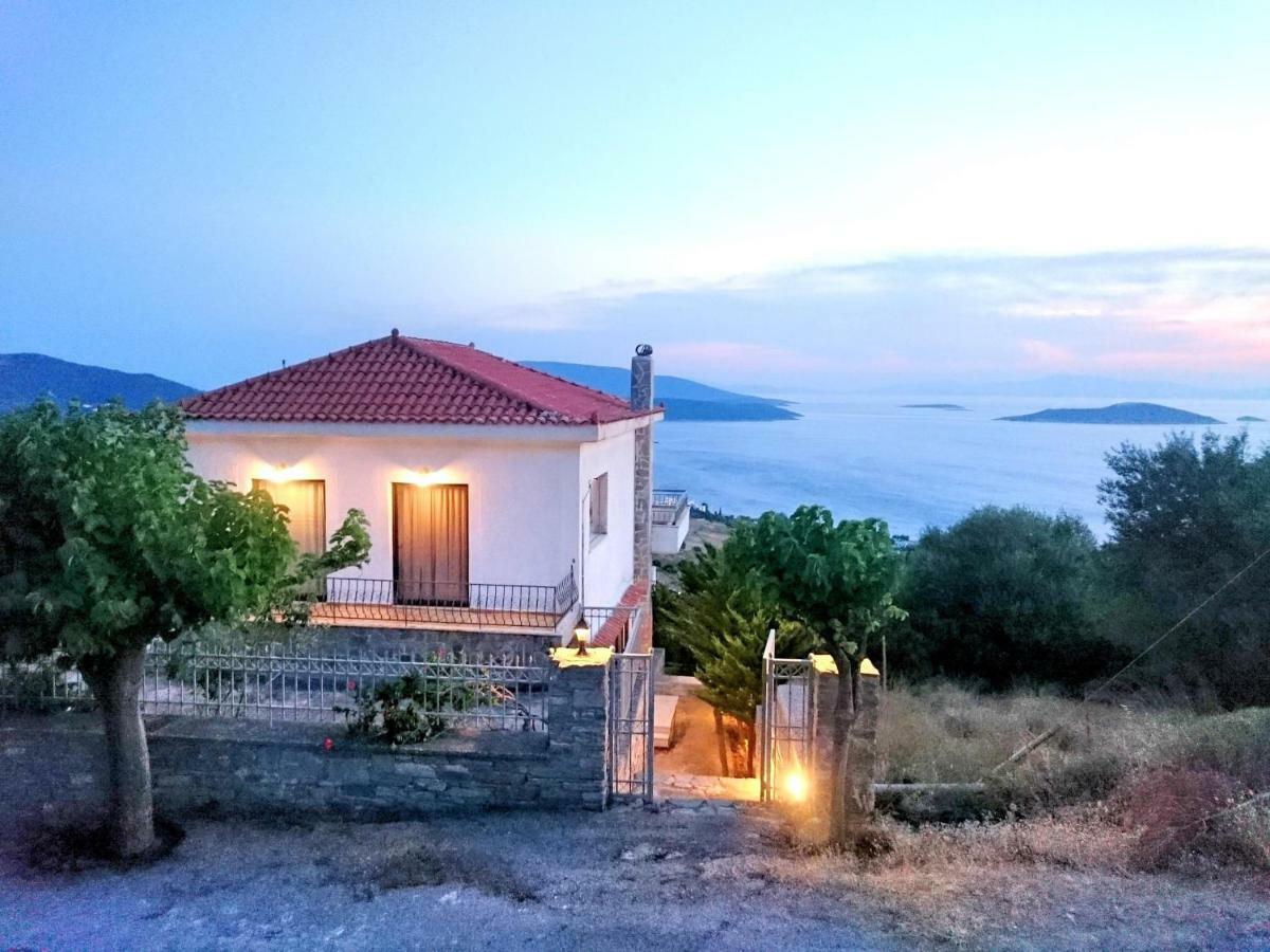 Marmari View Villa Bagian luar foto